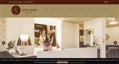 Desktop Screenshot of hotelnanni.com